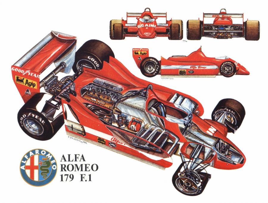 Схема Alfa Romeo 179 1979 года  (фото 2 из 22)
